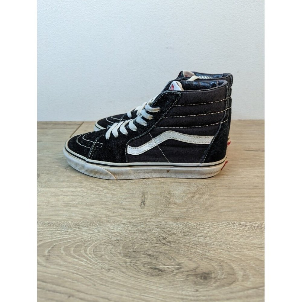 Vans Unisex Adult Black White 500714 Off The Wall SK8 Shoes Size M 5.5 / W 7 - Picture 3 of 9